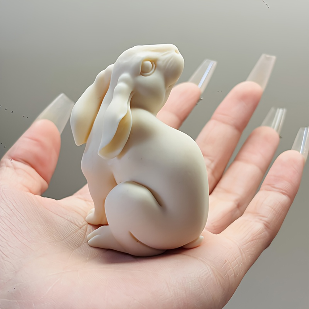 Art Craft Rabbit - Фигурка белого кролика из смолы, скульптура