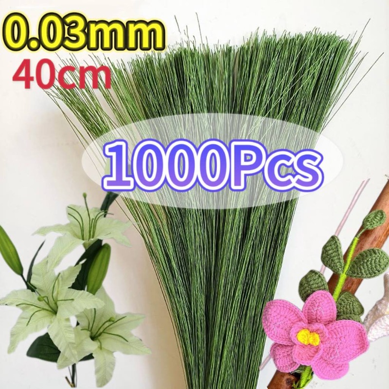 Art Craft Items - 100-1000 шт. бумажная цветочная проволока 0,3