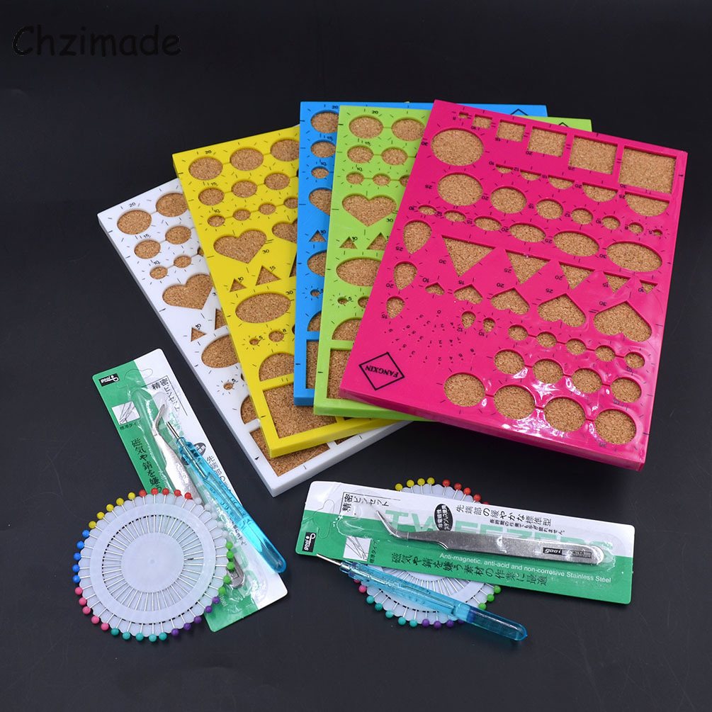 Art Quilling Craft - Chzimade разные цвета, набор инструментов для