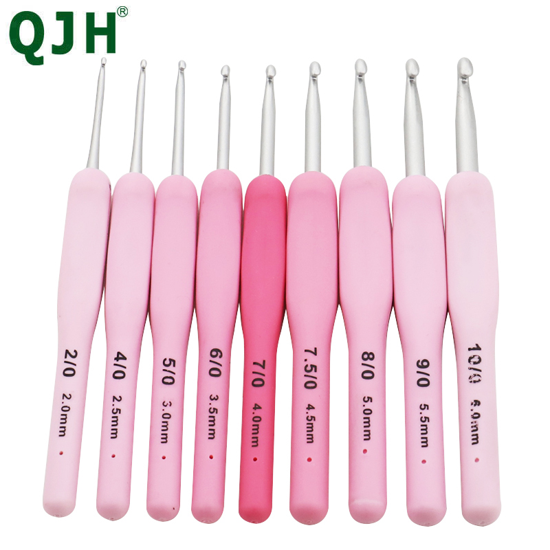 Crochet Hook Set - Набор крючков для вязания, 9 шт.,
