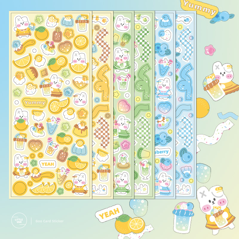 Art Craft Journal - MOHAMM 12 листов, блестящие лазерные Мультяшные