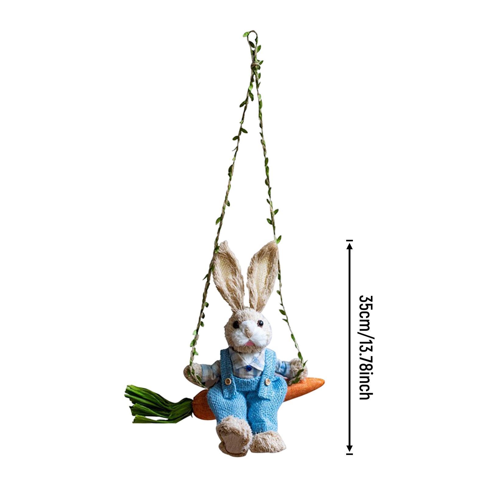 Art Craft Rabbit - Подвеска «Пасхальный кролик», коллекционная имитация кролика-художника,