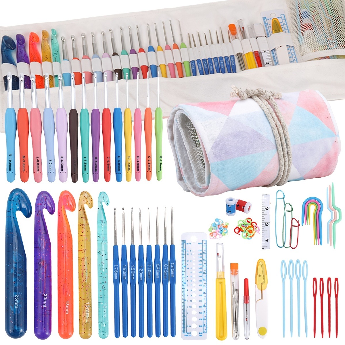 Crochet Hook Set - Наборы крючков для вязания 118 шт.,