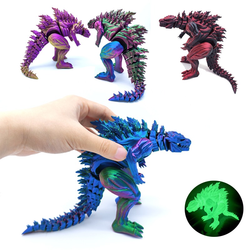 Art Craft Dinosaur - 3D-печатная фигурка динозавра с подвижными суставами,