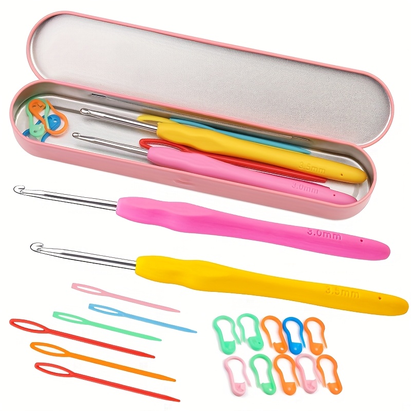 Crochet Hook Set - Набор крючков для вязания с эргономичными