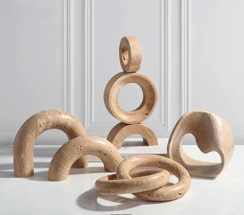 Exhibition Of Art And Craft - Мраморные геометрические художественные украшения, входная скульптура,