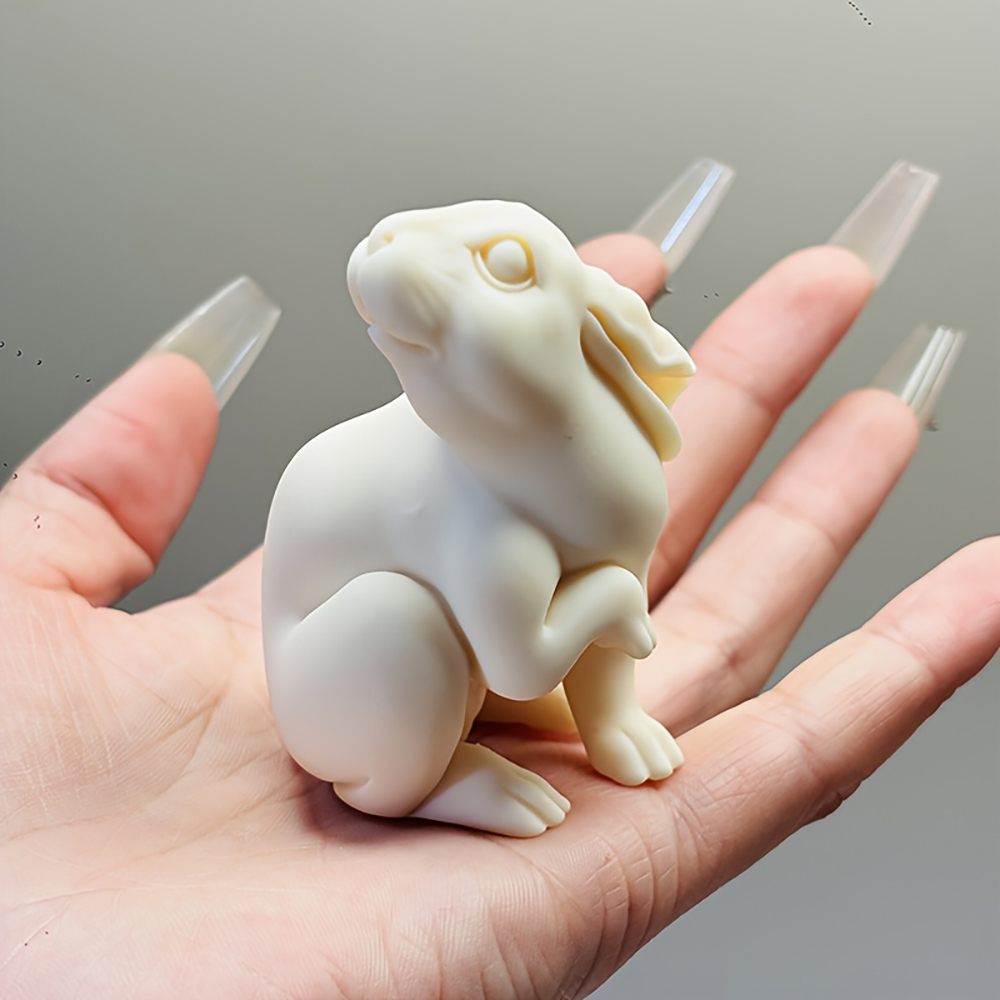 Фигурка белого кролика из смол – обзор и цена Art Craft Rabbit