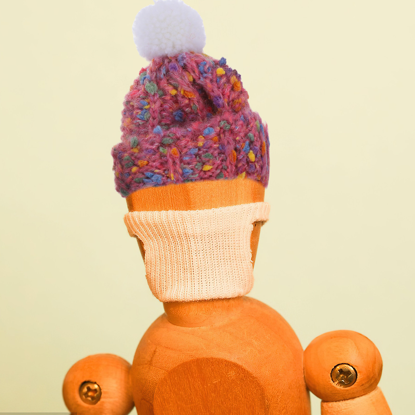 2 шт. миниатюрных шерстяных вя – обзор и цена Art Craft Winter
