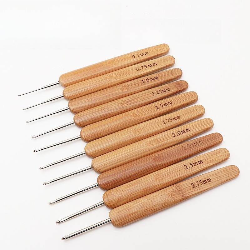1 шт. бамбуковый крючок для вя – обзор и цена Crochet Hook Set