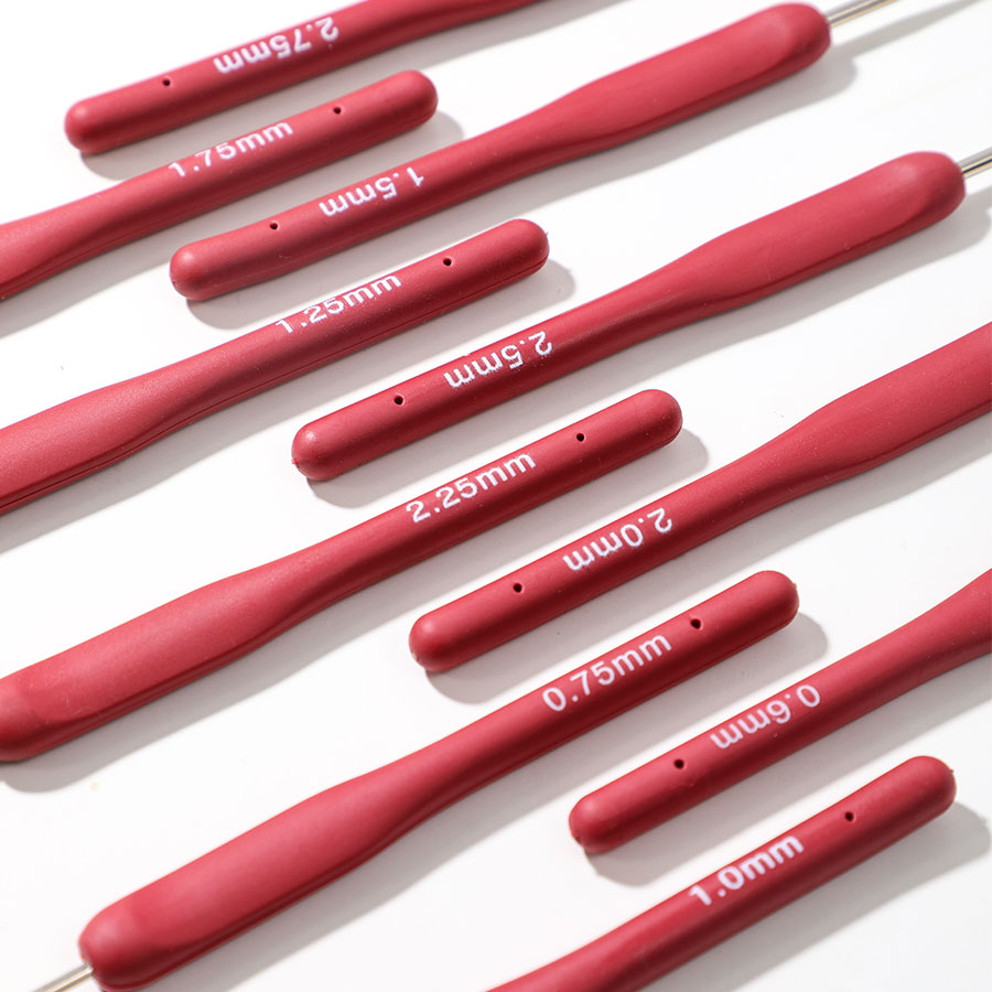 10 шт., красный набор для вяза – обзор и цена Crochet Hook Set