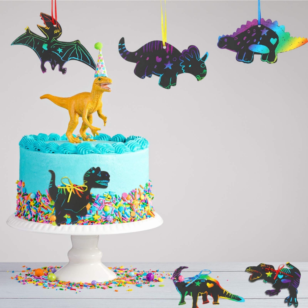 12 шт., скретч-картоны с изобр – обзор и цена Art Craft Dinosaur