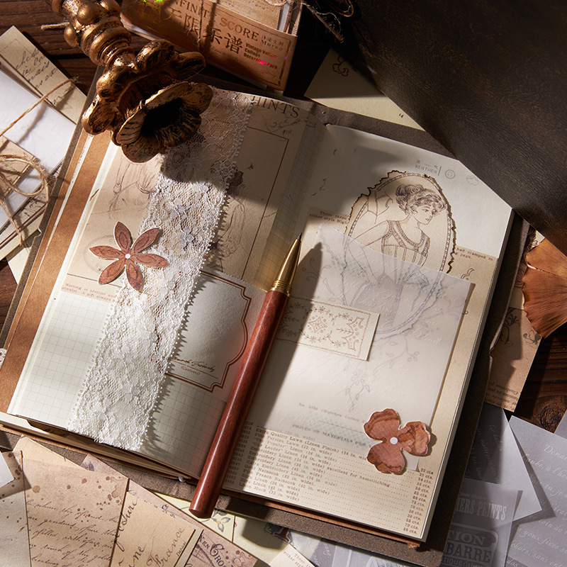 Винтажный набор бумаги для скр – обзор и цена Art Craft Journal
