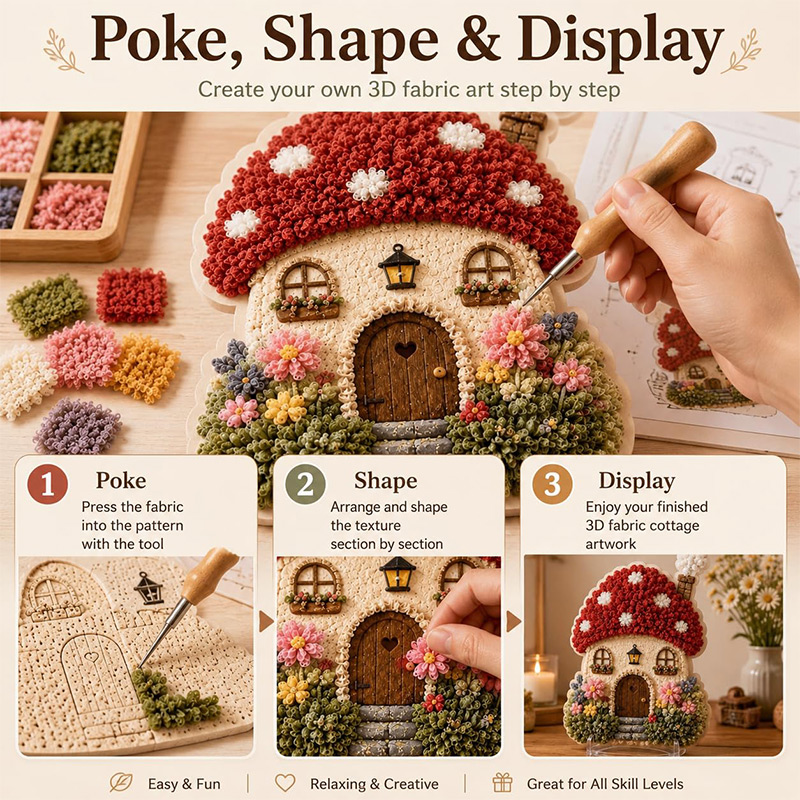 Набор для рукоделия «3D Домик- – обзор и цена Art Craft Diy