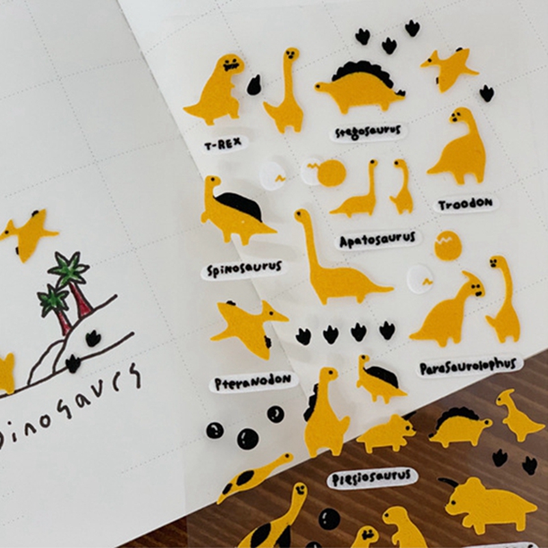 Наклейки Suatelier 1095 с дино – обзор и цена Dinosaur And Craft