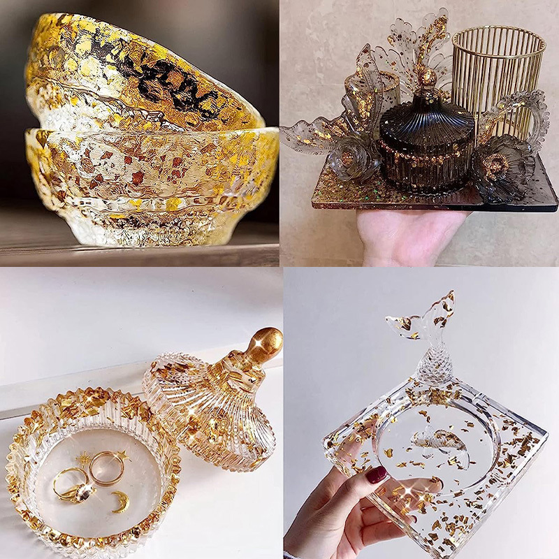 200 шт. золотых фольгированных – обзор и цена Art Craft Leaves