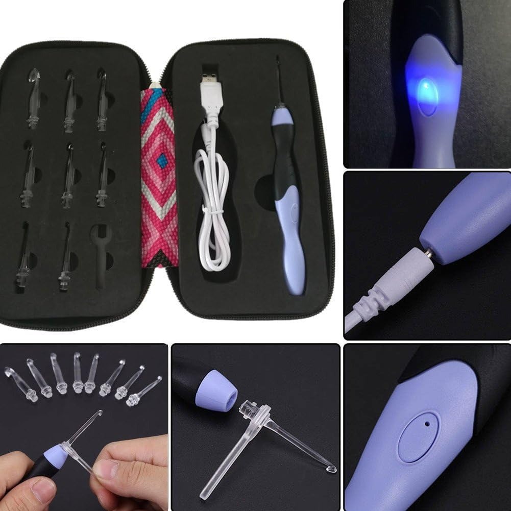Высококачественный портативный – обзор и цена Crochet Hook Set