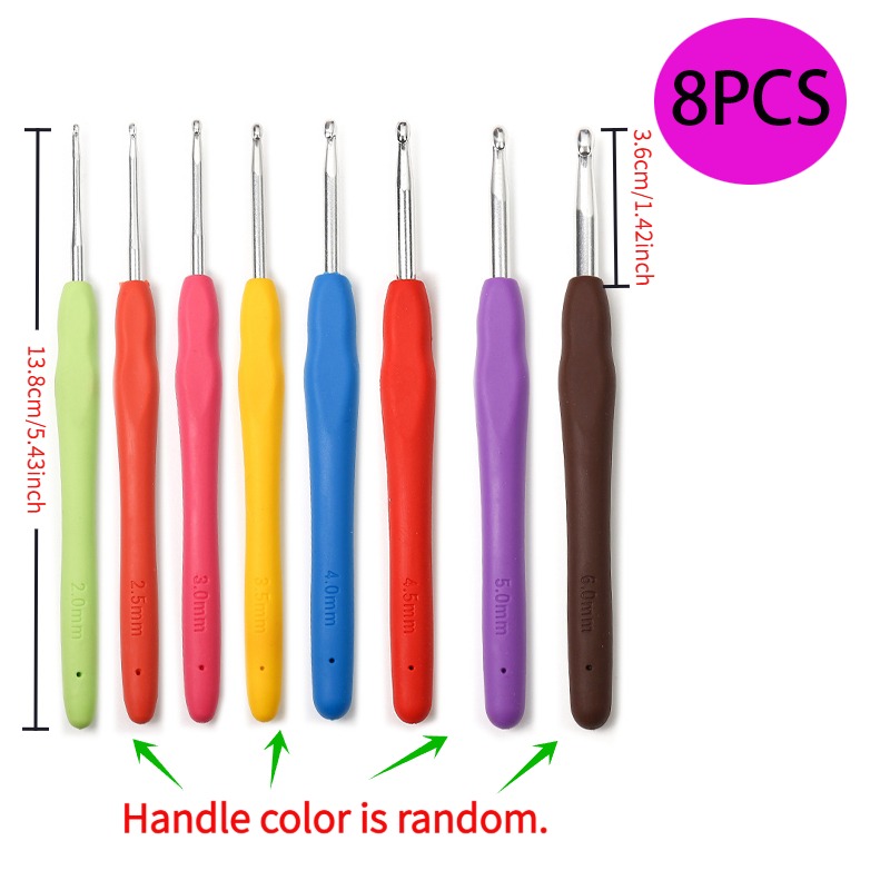 Набор из 8 крючков для вязания – обзор и цена Crochet Hook Set