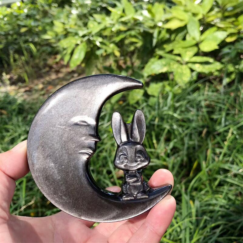 Натуральный серебряный обсидиа – обзор и цена Art Craft Rabbit