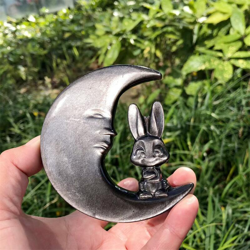 Натуральный серебряный обсидиа – обзор и цена Art Craft Rabbit