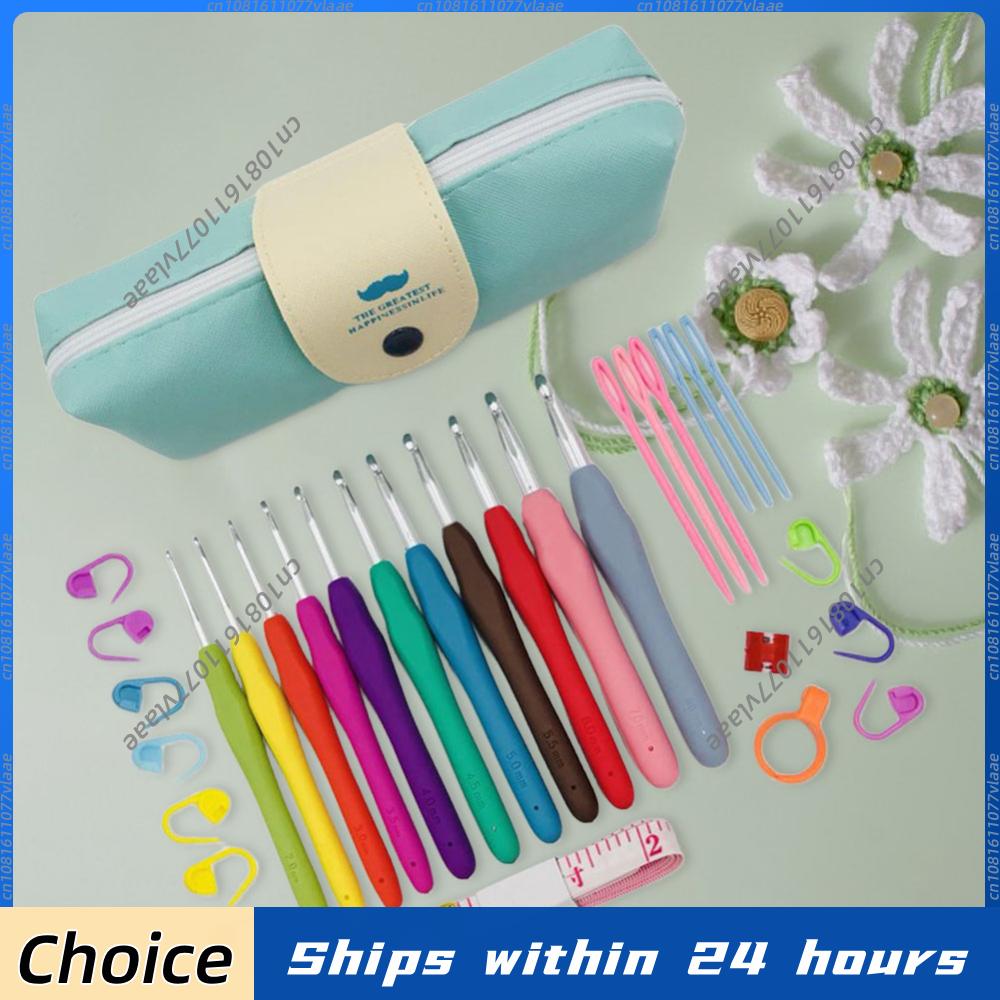 Набор из 11 разноцветных вязал – обзор и цена Crochet Hook Set